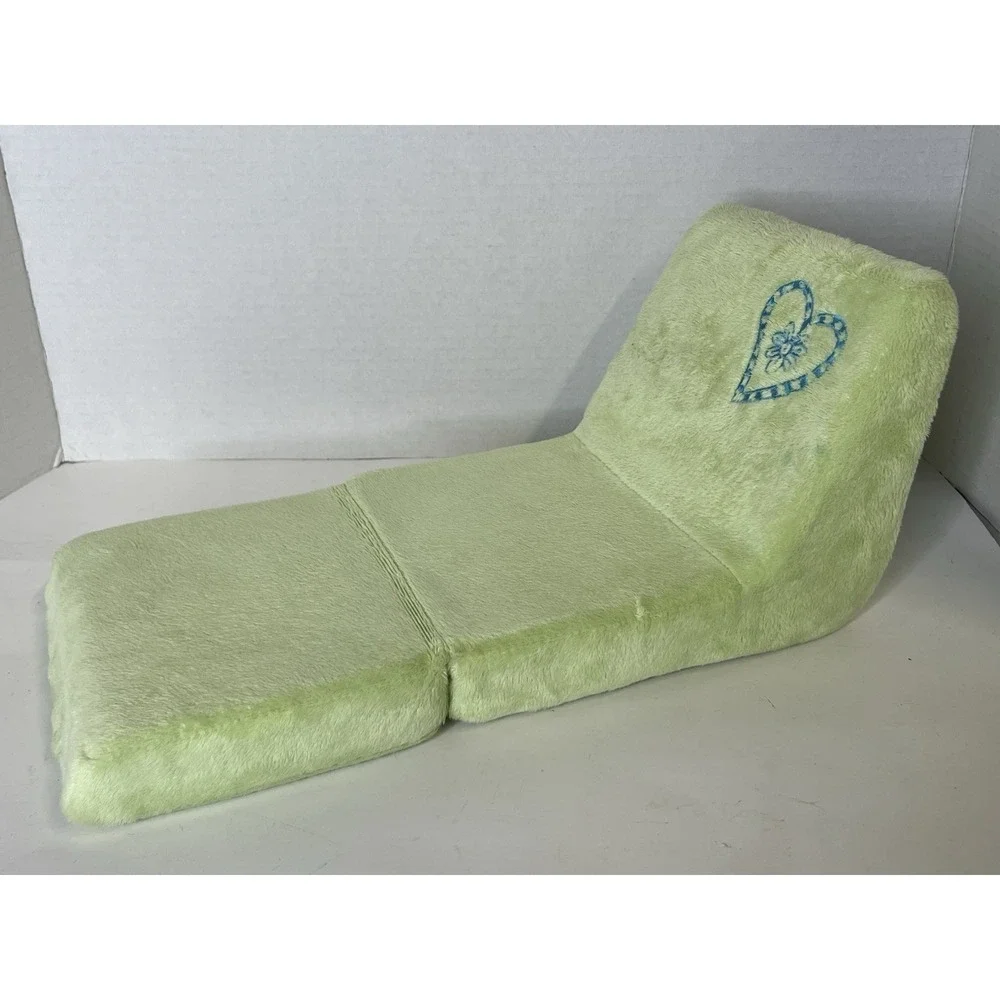 American Girl Retired Just Like You Green Flip Fold Out Lounge Chair 2009-2013